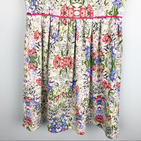 Vintage Made For Impulse Floral Empire Dress ✨Sz M - Picture 9 of 9